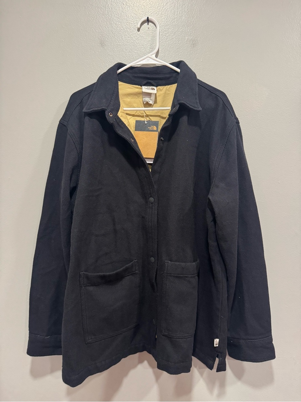 NWT The North Face Women’s Valley Twill Utility Jacket in Black Size XL